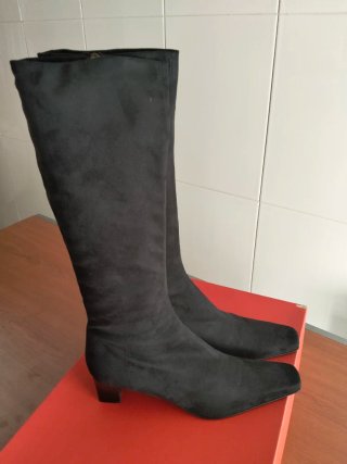 Botas altas mujer negras talla 44