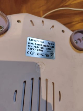 Masajeador de pies eléctrico Taurus
