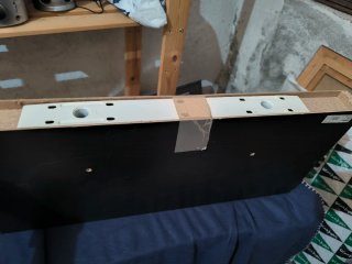 Balda Ikea oscura madera