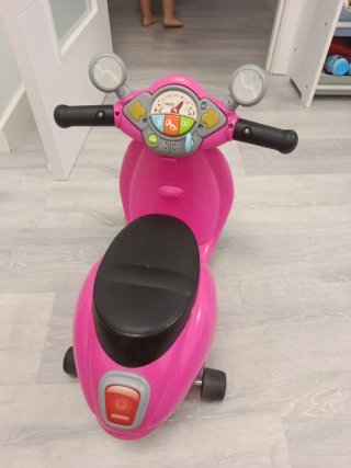 Moto Vespa Infantil Rosa