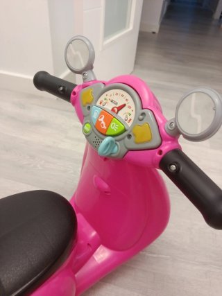 Moto Vespa Infantil Rosa