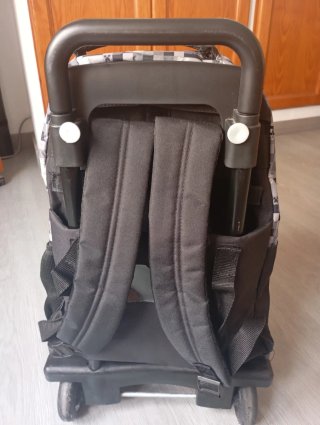 Mochila escolar Minecraft con ruedas