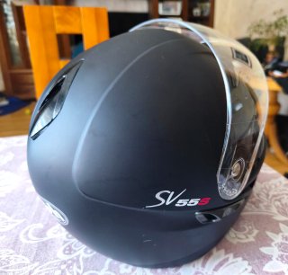 Casco Modular AIROH SV 55 Negro Mate