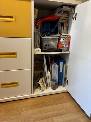 Mueble juvenil cajonera y armario