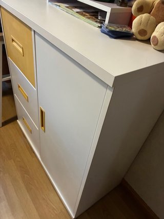 Mueble juvenil cajonera y armario