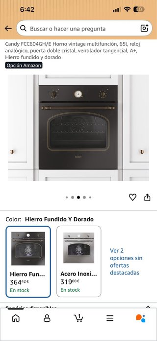 Horno Candy FCC604GH/E Vintage 65L