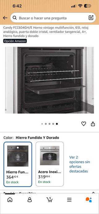 Horno Candy FCC604GH/E Vintage 65L