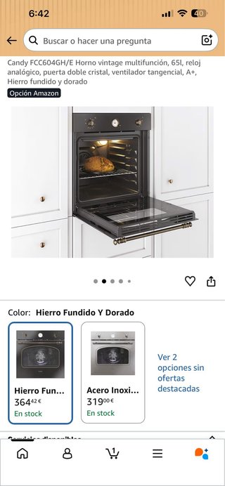 Horno Candy FCC604GH/E Vintage 65L