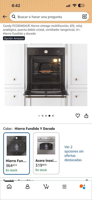 Horno Candy FCC604GH/E Vintage 65L