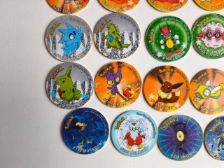 Lote tazos Pokémon sticker sin repetir 29/35