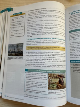 Historia de España, Bachillerato 2