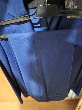 Traje Mango Azul