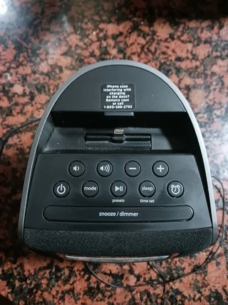 Radio Despertador iHome iPL22 Negro