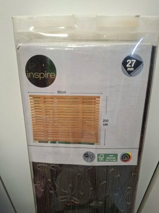 Estor NUEVO veneciano madera Inspire 90x250cm