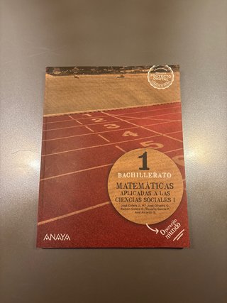 Matemáticas aplicadas a las Ciencias Sociales I...