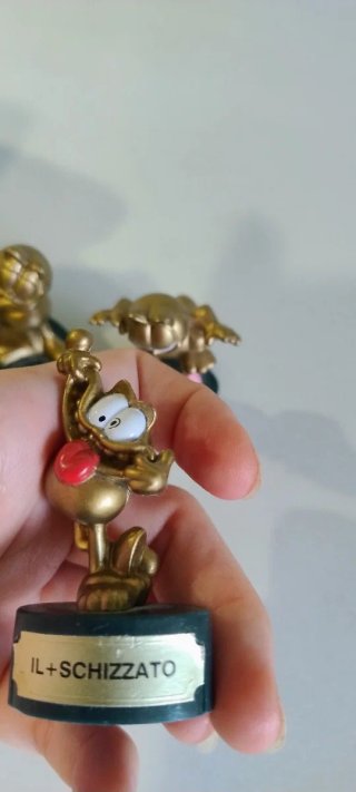 Lotto 4 Sorpresine Kinder Gli Oscar di Garfield