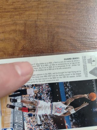 2 Cromos Michael Jordan