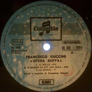 Francesco Guccini - Opera Buffa LP