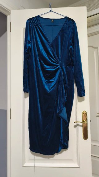 Vestido de fiesta azul SHEIN talla XXXL
