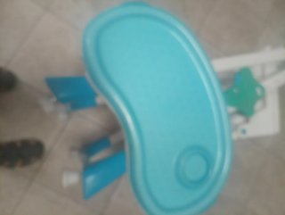 Trona bebé con ruedas y posiciones