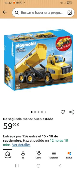Camión Carga Playmobil 5468