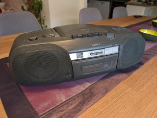 Radiocasete Sony CFD-6 (Radio, CD, Cassette)