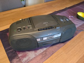 Radiocasete Sony CFD-6 (Radio, CD, Cassette)