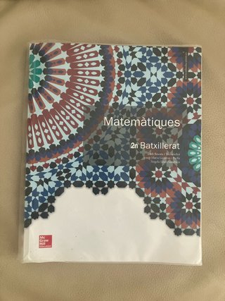 Matemàtiques, 2n Batxillerat