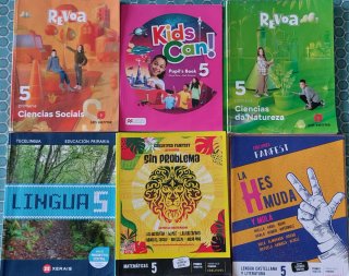 Libros texto 5° primaria. Galicia.