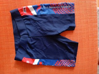 Mallas Club Natación Palencia. La corta es nueva.