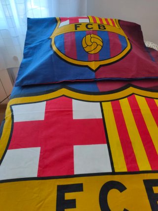 Funda Nórdica niño y  Almohada Barça 135x194