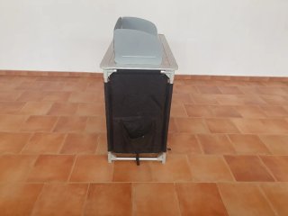 Cocina Camping Aluminio Negra