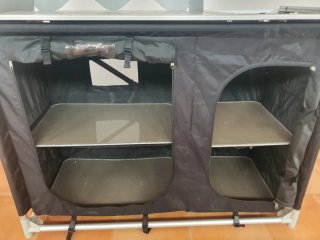 Cocina Camping Aluminio Negra