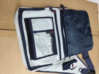 Maletín bandolera Puma gris y azul