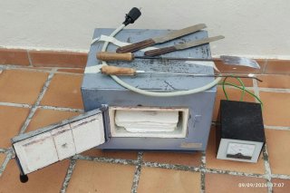 Horno esmalte fuego TecnoPiro + Accesorios