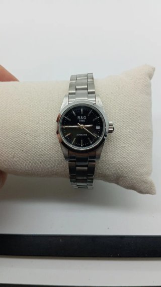 Orologio R&G TIME Automatico Nero Argento