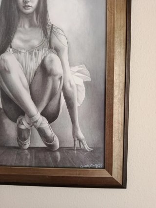 A Mano 75x62 Bailarina Oriental