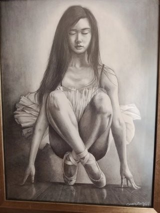 A Mano 75x62 Bailarina Oriental