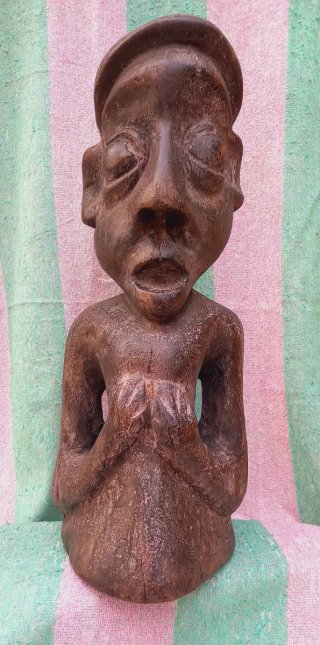 Arte Africano Negro Figura Tallada
