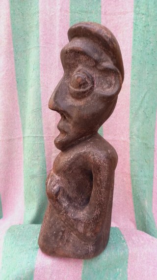 Arte Africano Negro Figura Tallada