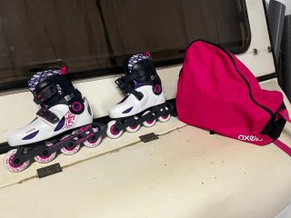 Patines Oxelo Azules Talla 26-29 + bolsa