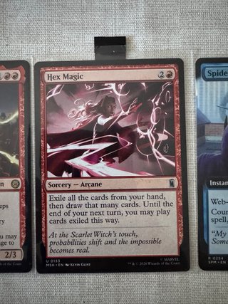 Lote 3 Cartas Magic The Gathering Marvel