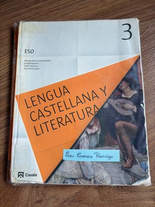 Lengua castellana y literatura 3, ESO