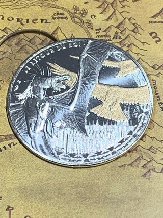 Moneda 10€ El Señor de los Anillos Francia 9/18