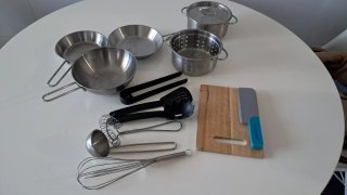 Juego Utensilios Cocina Juguete