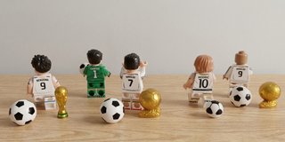 5 Figuras Real Madrid - CR7, Benzema, Courtois,etc