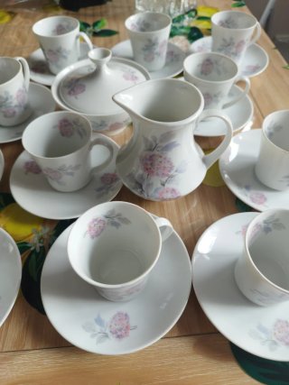 Juego de café Santa Clara porcelana