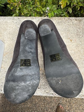 Zapatos de tacón negros talla 40