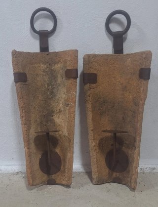 Teja antigua posavela con anilla