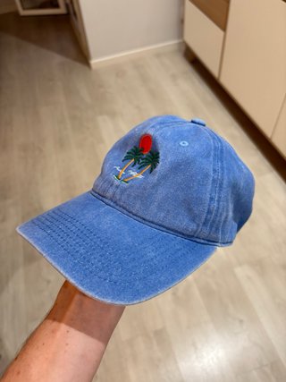 Gorra denim palmeras unisex NATURA sin estrenar